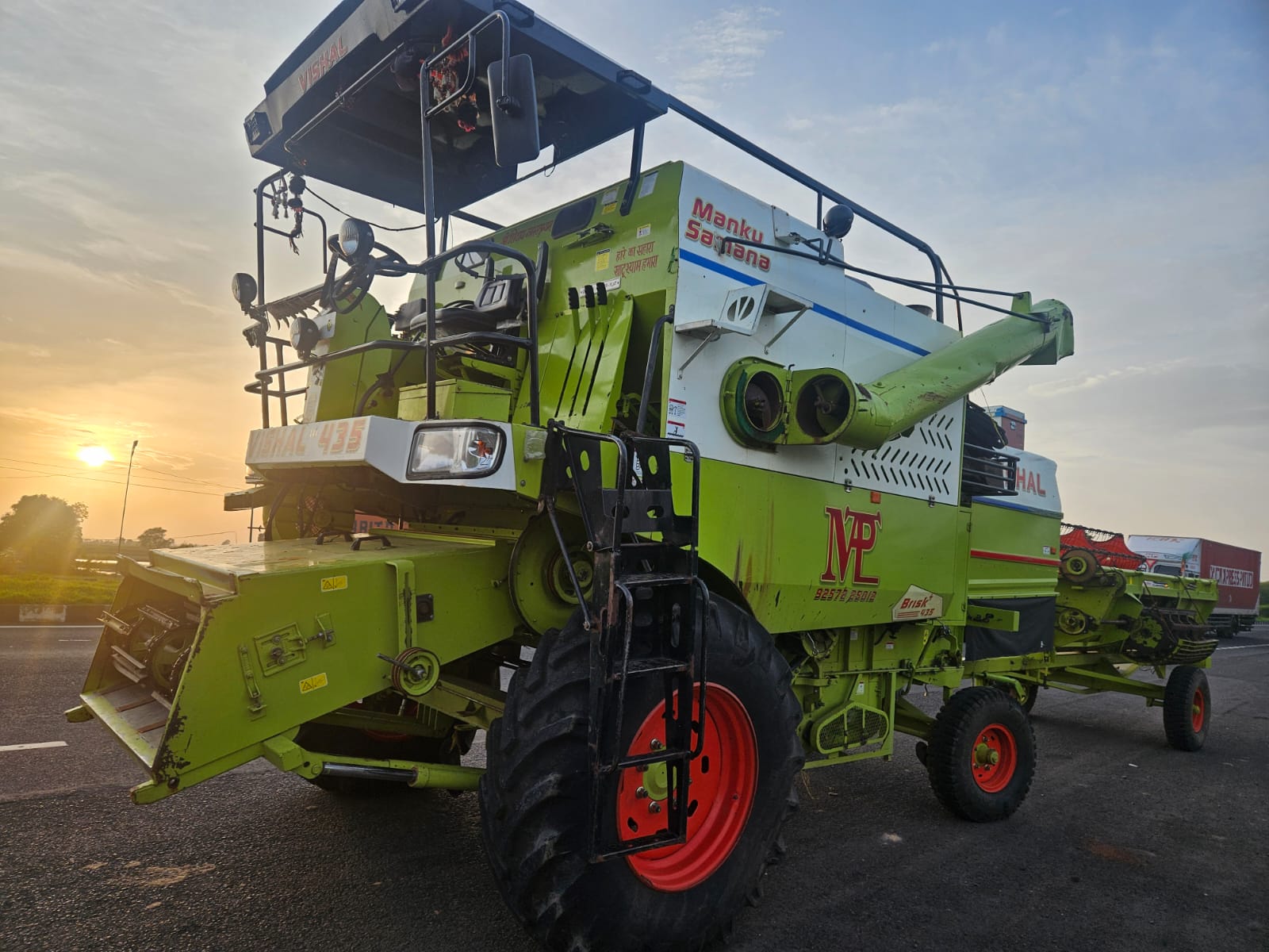 1 square feet Combined Harvester Vishal 435 Manku Agro for sale in Satguru Parking Yard Narsinghpur Narsinghpur — photo 5