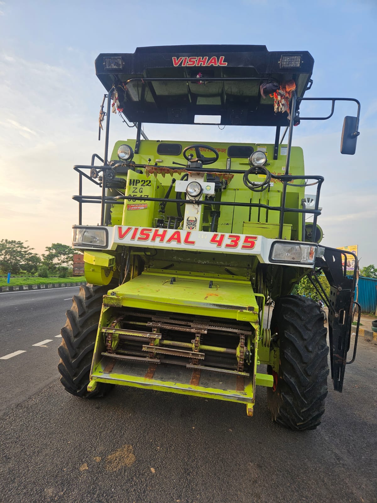 1 square feet Combined Harvester Vishal 435 Manku Agro for sale in Satguru Parking Yard Narsinghpur Narsinghpur — photo 6