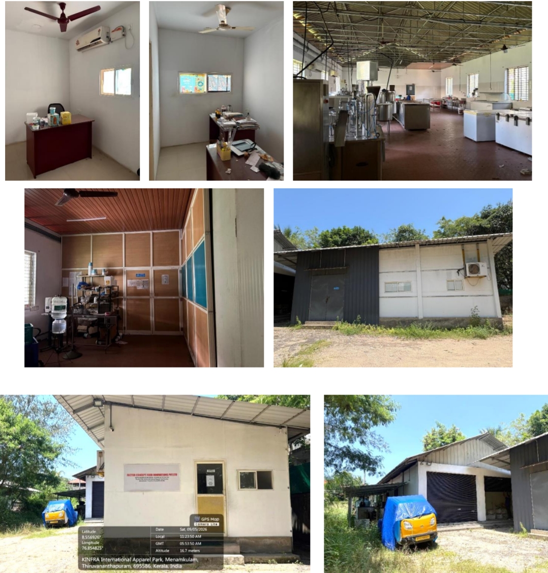 271.02 square meter Industrial Shed for sale in Thiruvananthapuram