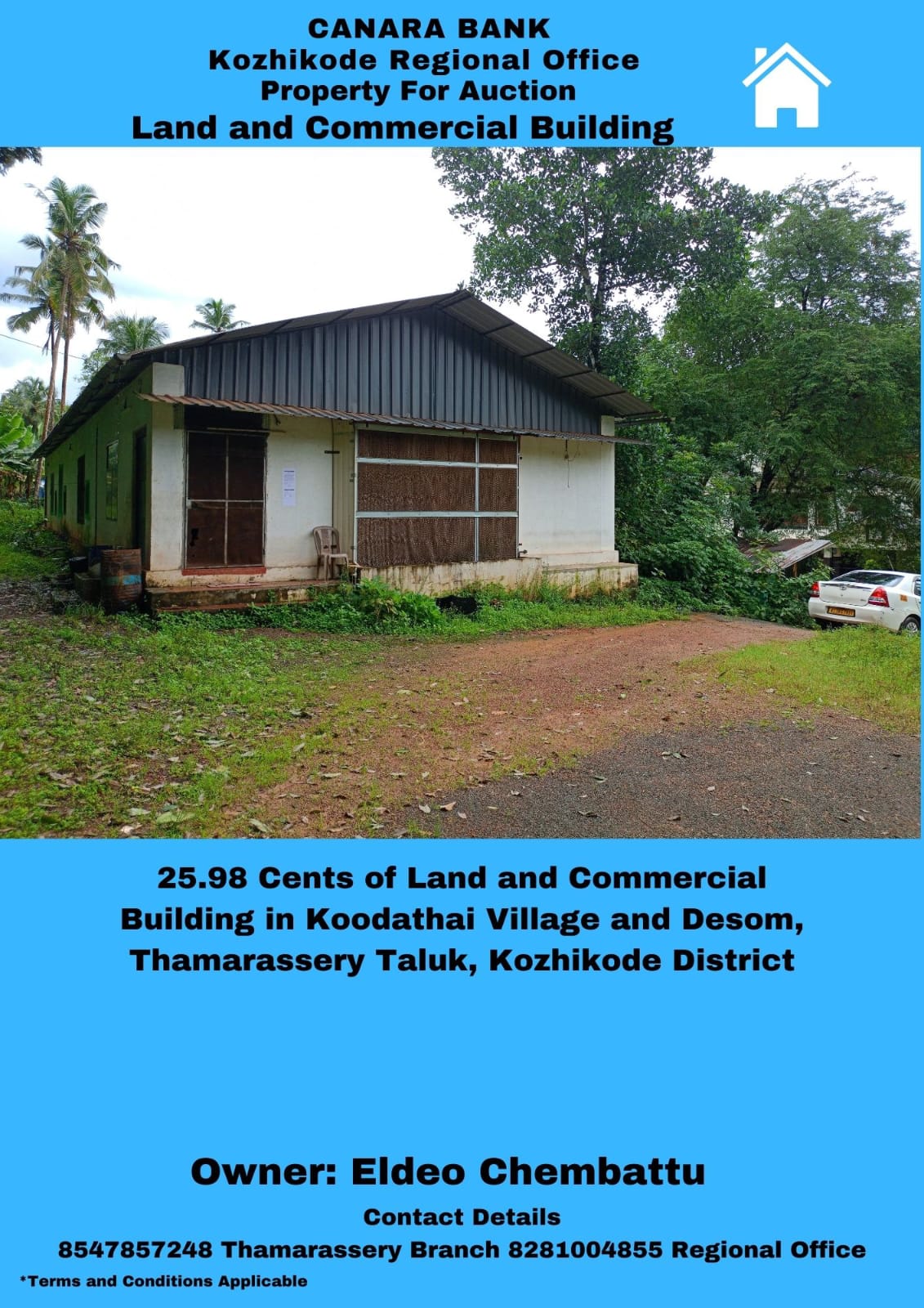 Godowns for sale in Koduvally