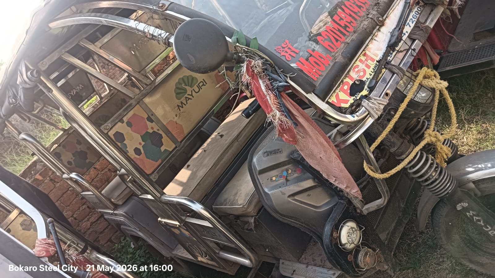 E-RICKSHAW UDDAN PRO REG NO. JH09B-4849 MODEL-2024 for sale in NEAR ASHA ITI CHAS BOKARO Bokaro Steel City