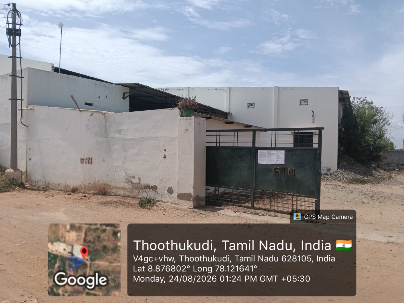 23957.77 square feet Industrial Plot with Factory Building for sale in Thoothukudi Thoothukudi — photo 1