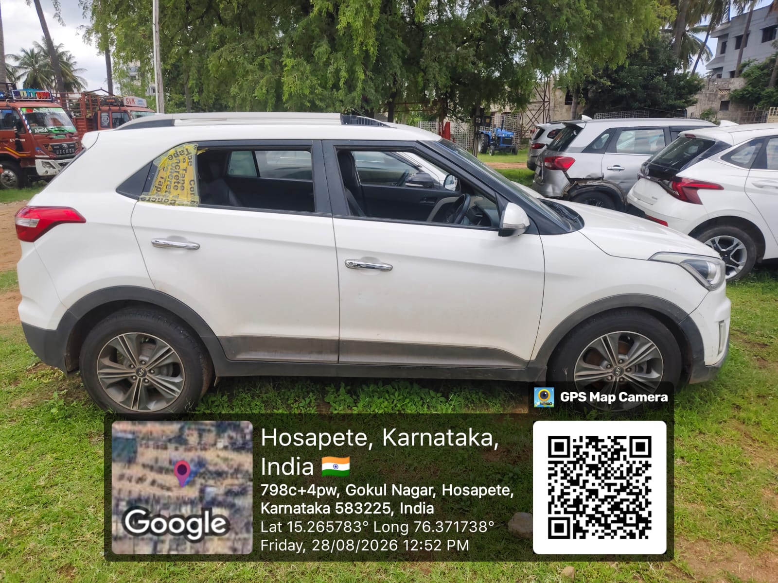 2016 Hyundai Creta SX(O) 1.5 Turbo DCT SUV 180751 km 9 years for sale in Sri Venkateshwara Parking Yard Hosapete — photo 2