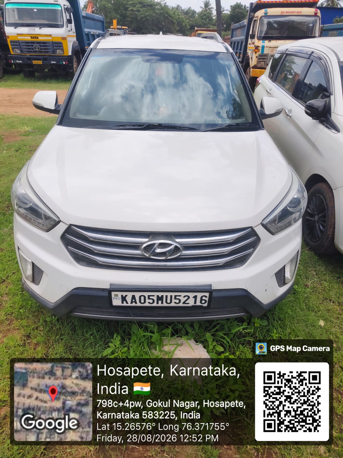 2016 Hyundai Creta SX(O) 1.5 Turbo DCT SUV 180751 km 9 years for sale in Sri Venkateshwara Parking Yard Hosapete