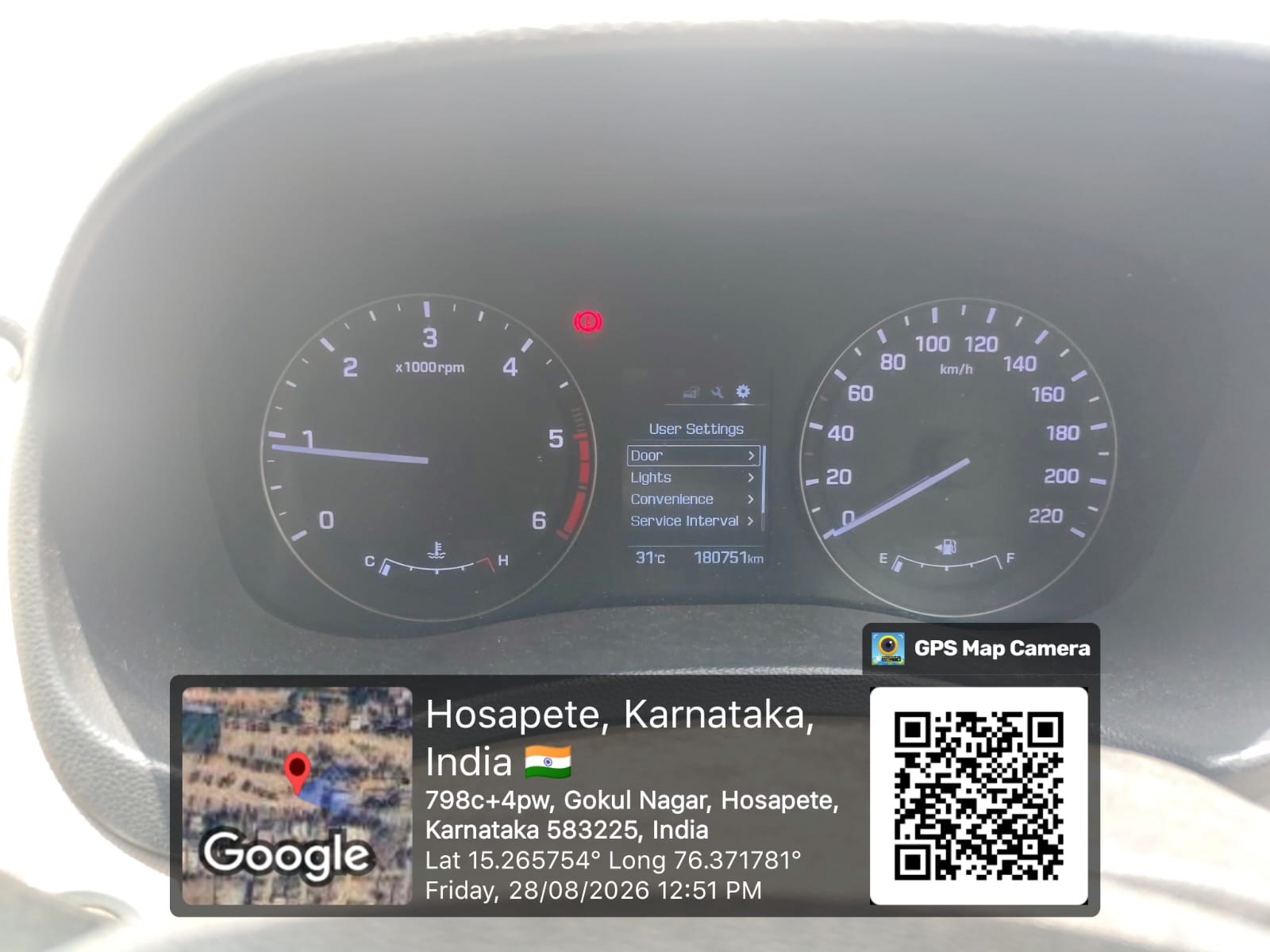 2016 Hyundai Creta SX(O) 1.5 Turbo DCT SUV 180751 km 9 years for sale in Sri Venkateshwara Parking Yard Hosapete — photo 4