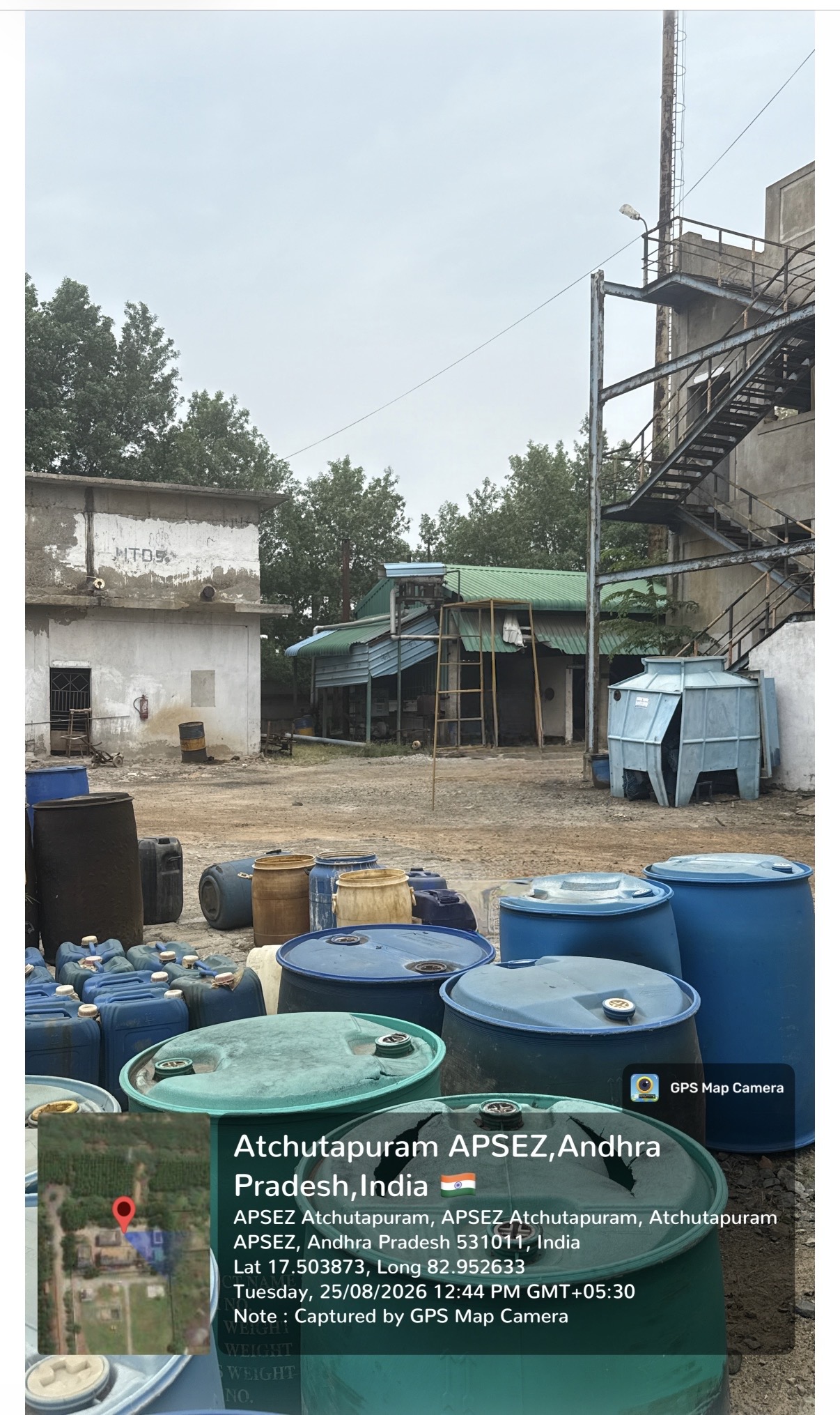 4843.8 square yard Shed with Plant and Machinery for sale in VISAKHAPATNAM Atchutapuram APSEZ
