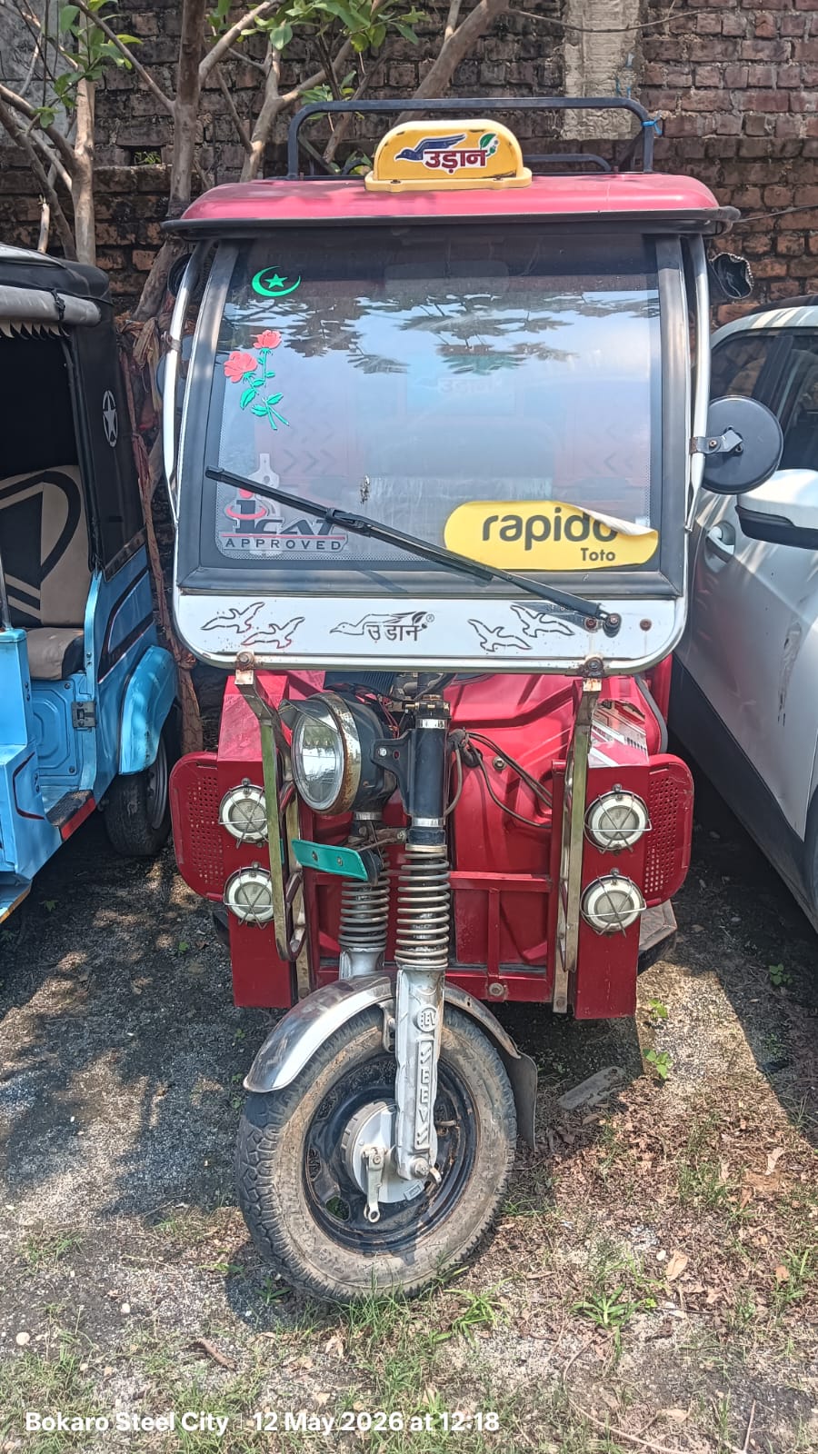 E-RICKSHAW UDDAN PRO REG NO.JHO9BJ-6507 MODEL-2023 for sale in NEAR ASHA ITI Bokaro Steel City