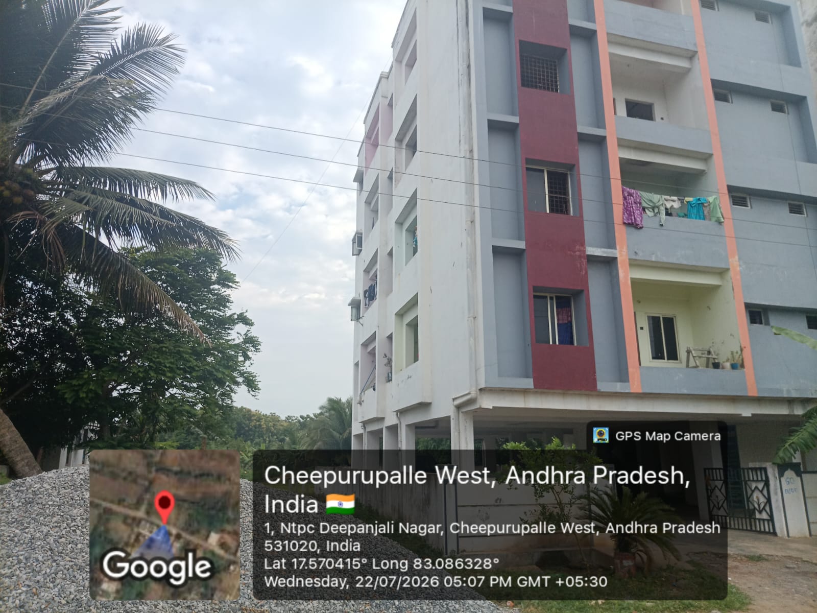 835 square feet Flat for sale in NTPC Simhadri Township