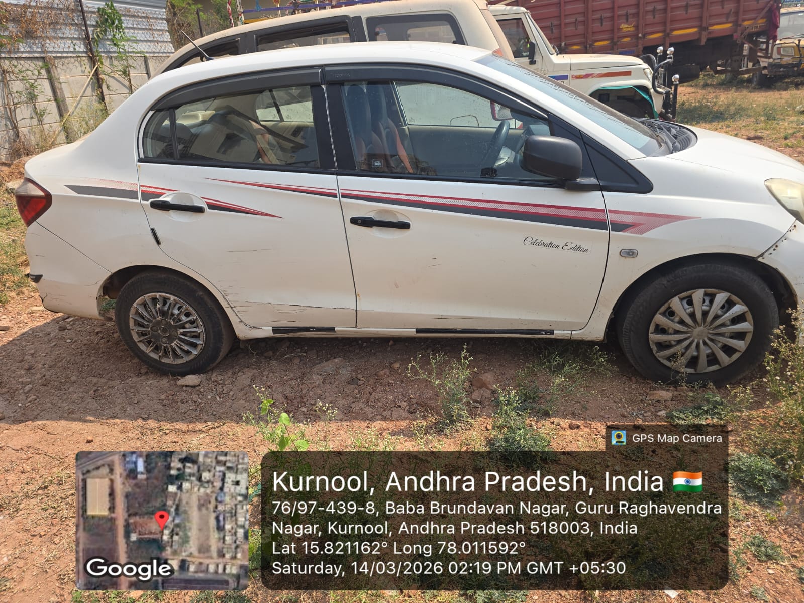 2017 Honda Amaze 1.5 E MT Diesel Compact sedan 280000 km 8 years for sale in RAMAKRISHNA AUTO PARKING YARD Kurnool — photo 5