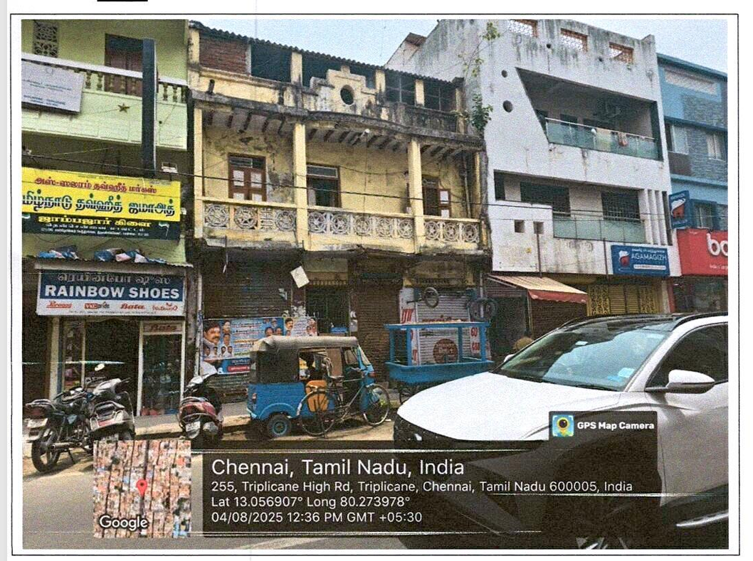 1560 square feet Shops for sale in TRIPLICANE CHENNAI Chennai