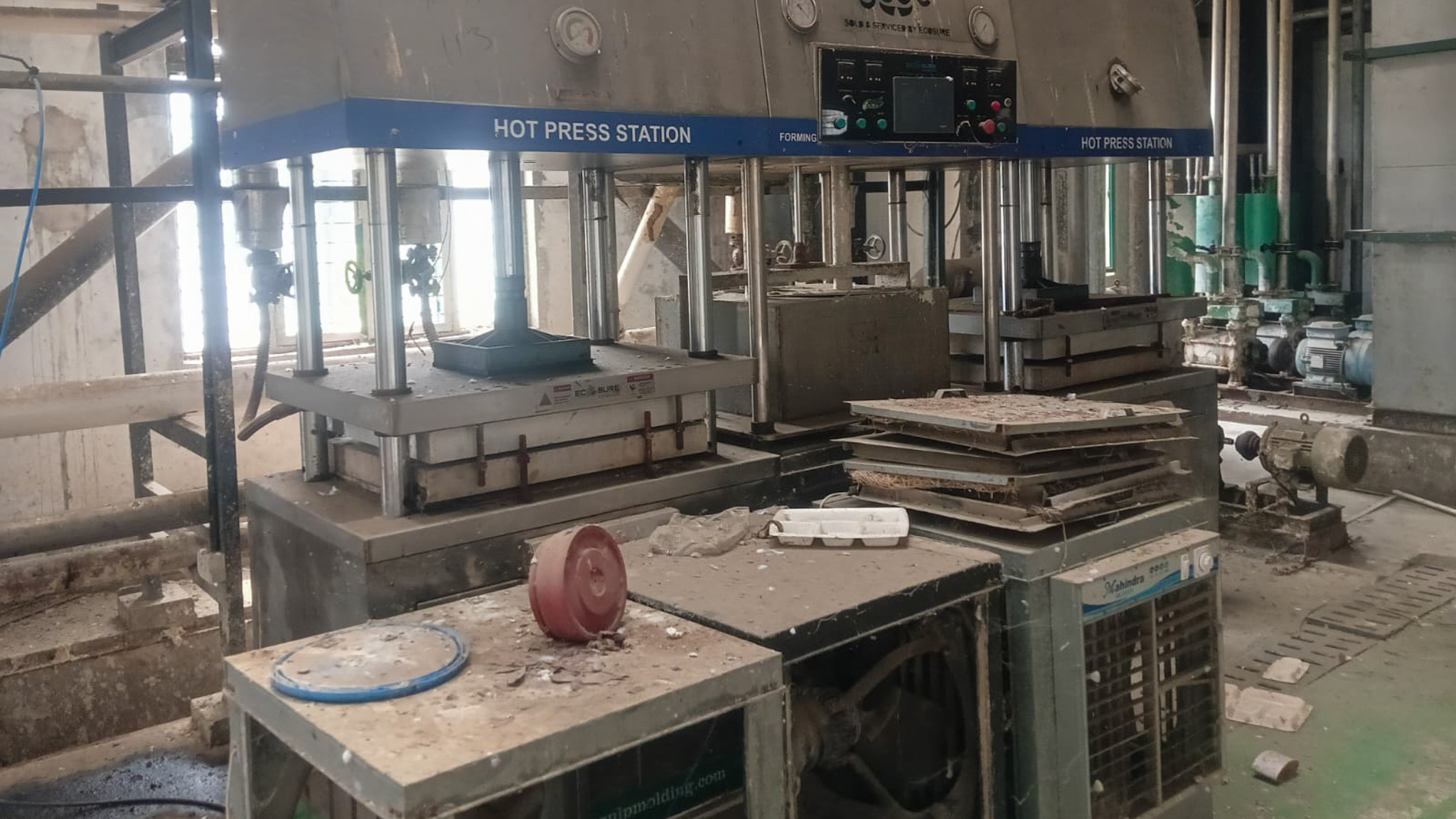 1137.53 square meter Hypothecated Plant & Machinery (Used for indulged in manufacturing various kind of disposable items like plates, bowls, glassware, cutlery etc. from the sugarcane bagasse) lying at Factory Premises. for sale in Reliance Model Eco — photo 6