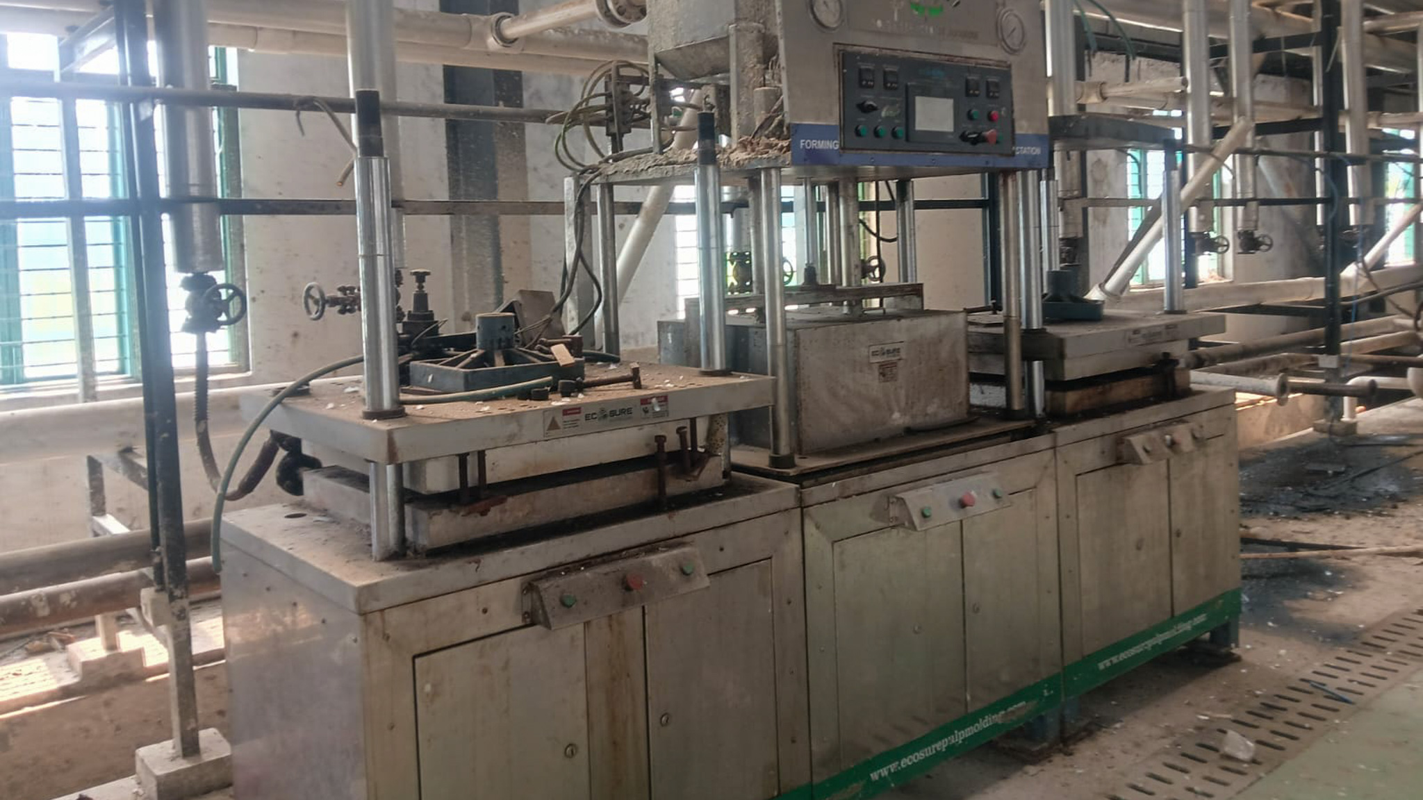 1137.53 square meter Hypothecated Plant & Machinery (Used for indulged in manufacturing various kind of disposable items like plates, bowls, glassware, cutlery etc. from the sugarcane bagasse) lying at Factory Premises. for sale in Reliance Model Eco — photo 10