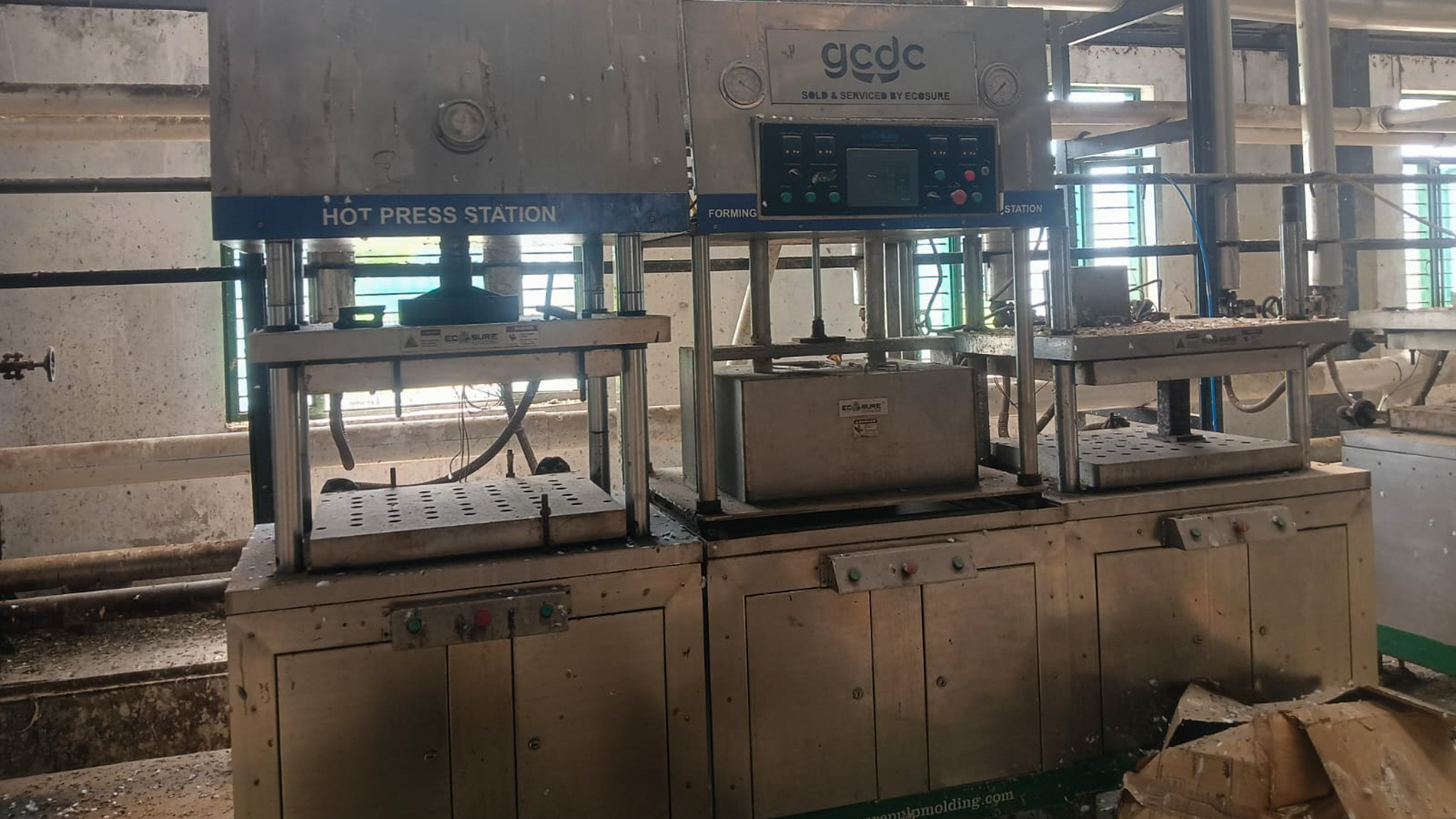 1137.53 square meter Hypothecated Plant & Machinery (Used for indulged in manufacturing various kind of disposable items like plates, bowls, glassware, cutlery etc. from the sugarcane bagasse) lying at Factory Premises. for sale in Reliance Model Eco — photo 14