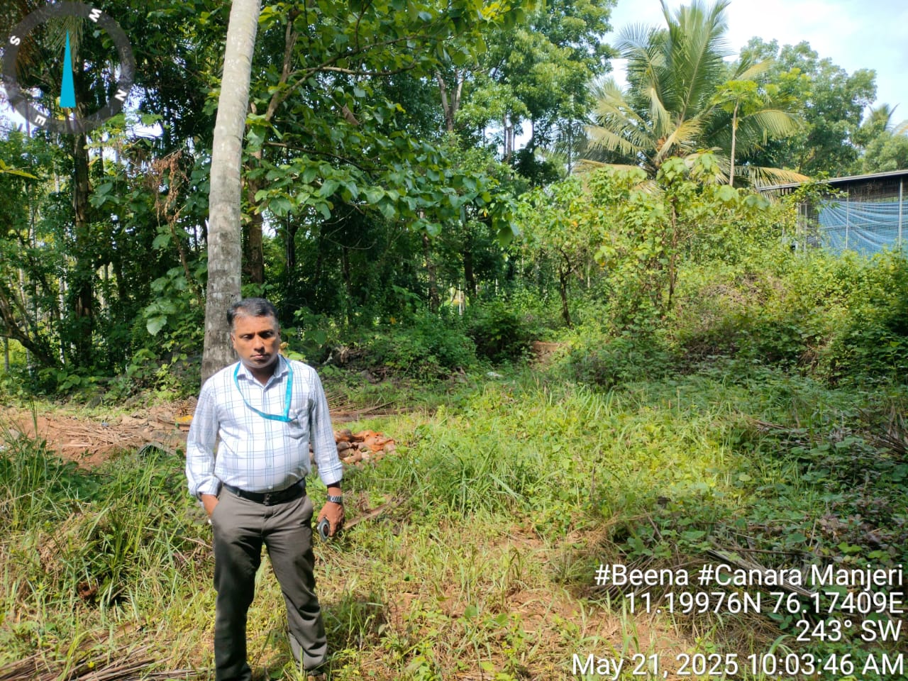 LAND AND RESIDENTIAL FOUNDATION for sale in Re Sy No 60/4-3,Block No.74 inThiruvali village,Nilambur Taluk,Malappuram District Manjeri — photo 1