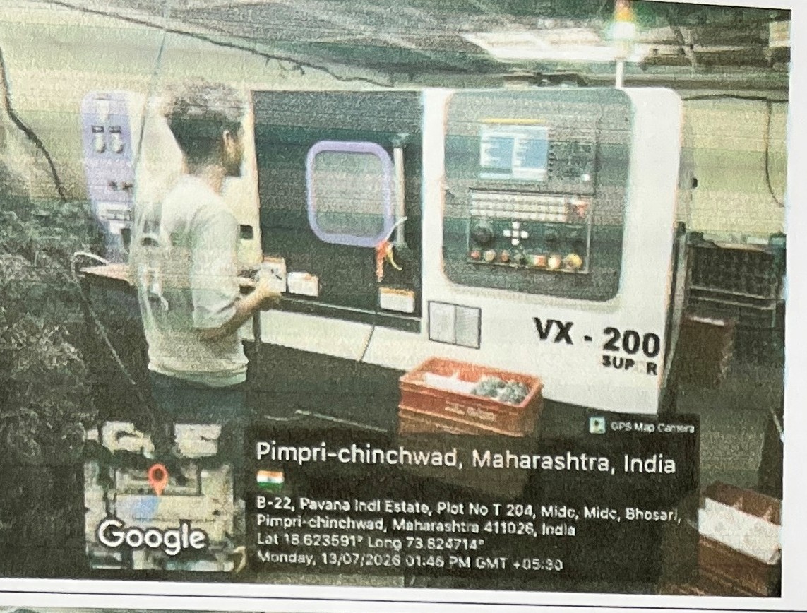 200 square mile CNC LATHE MACHINE MACPOWER VX-200 FANUC 01 TF PLUS for sale in PUNE Pimpri Chinchwad — photo 4