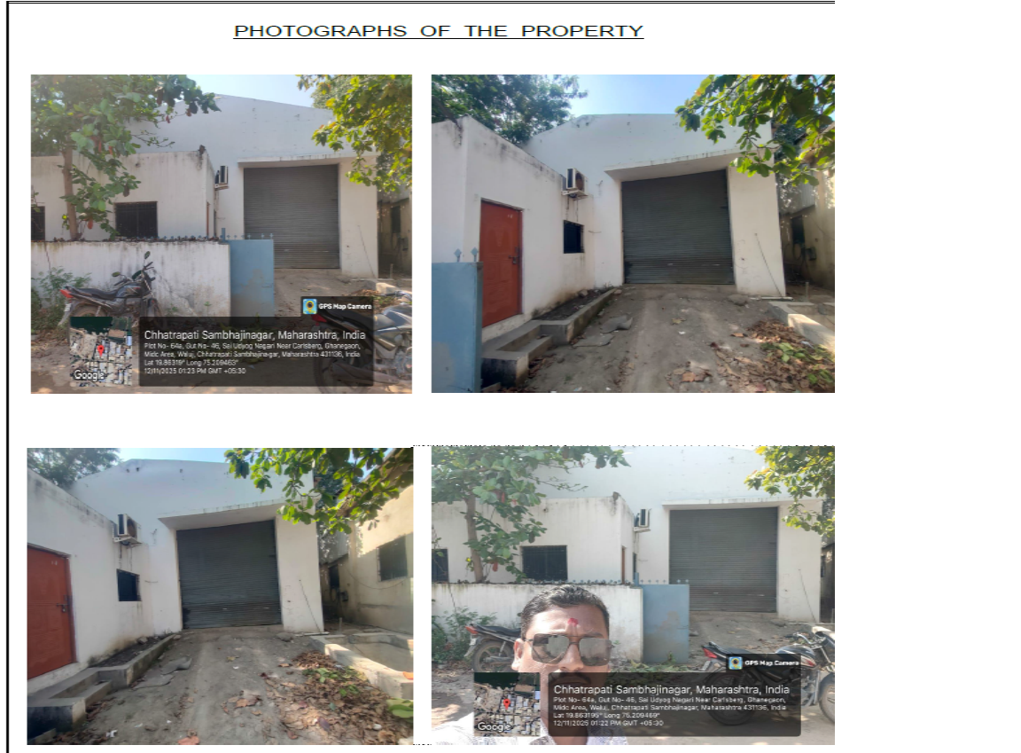 224.33 square meter Industrial Shed for sale in Chhatrapati Sambhajinagar — photo 1