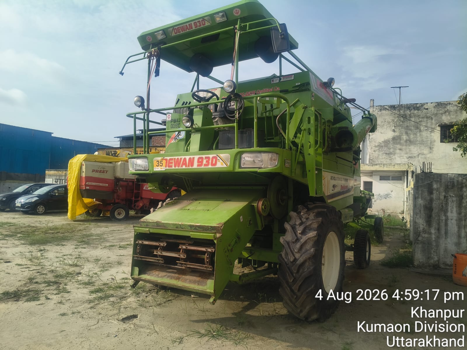 Combine Harvester Make DEWAN 930 for sale in Kashipur Mahua Kheraganj — photo 1