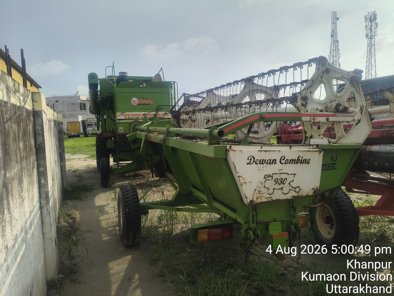 Combine Harvester Make DEWAN 930 for sale in Kashipur Mahua Kheraganj — photo 5