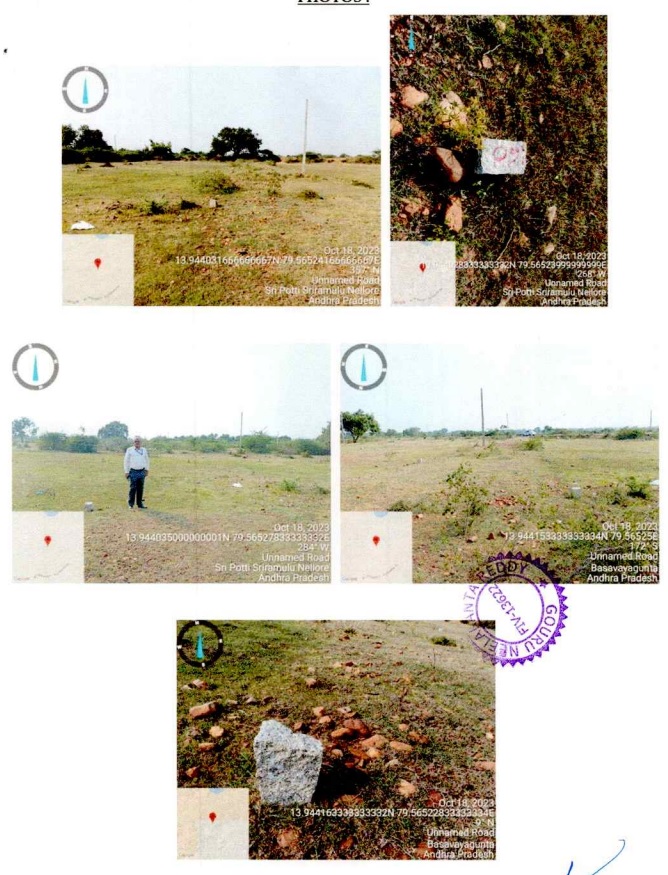 Plot for sale in Somasanigunta Grama Panchayat, Chinthalapalli Vari Kandriga Village, Venkatagiri Mandal, Tirupati Dt Venkatagiri