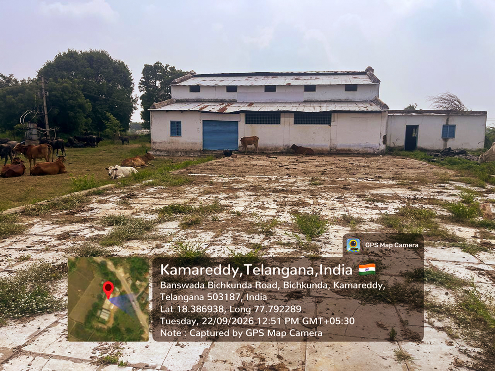 2806.91 square feet Shed with Plant and Machinery for sale in H NO 5-114 G.P. TIN NO 663 LIES IN SY NO 908/B MAHADEV INDUSTRIES WAJIDNAGAR DISTRICT NIZAMABAD Nizamabad — photo 1