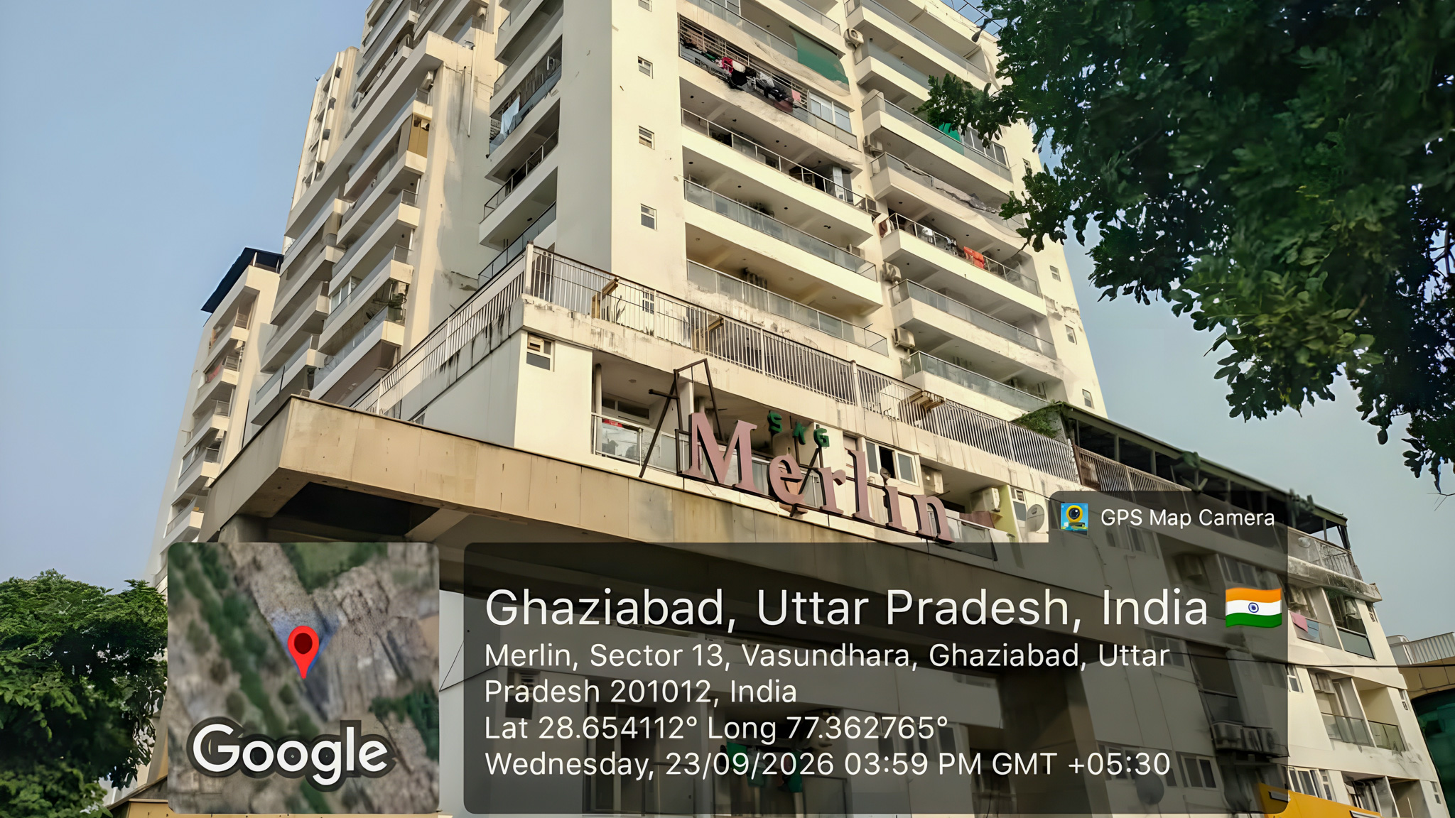 2 BHK Flat for sale in THE MERLIN VASUNDHARA SEC 13 GHB, FLAT NO-132, 1ST FLOOR, THE MERLIN, PLOT NO-13/GH-1, SECTOR-13, VASUNDHARA, GHAZIABAD-201012 Ghaziabad — photo 1