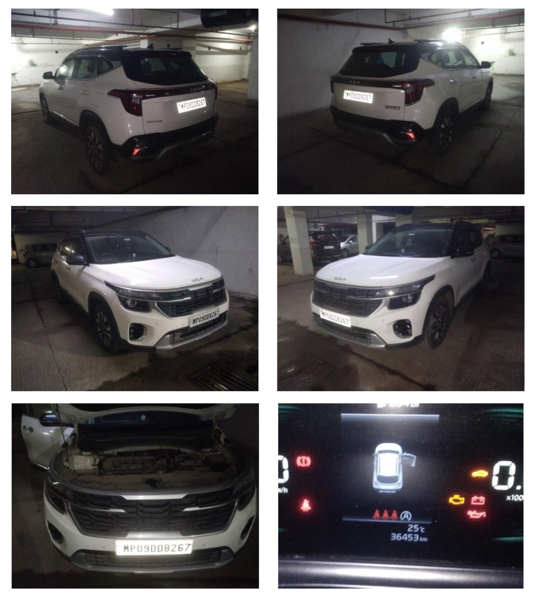 2023 Kia Seltos HTK SUV 36453 km 3 years for sale in Bank Of India Zonal Office Parking Indore — photo 1