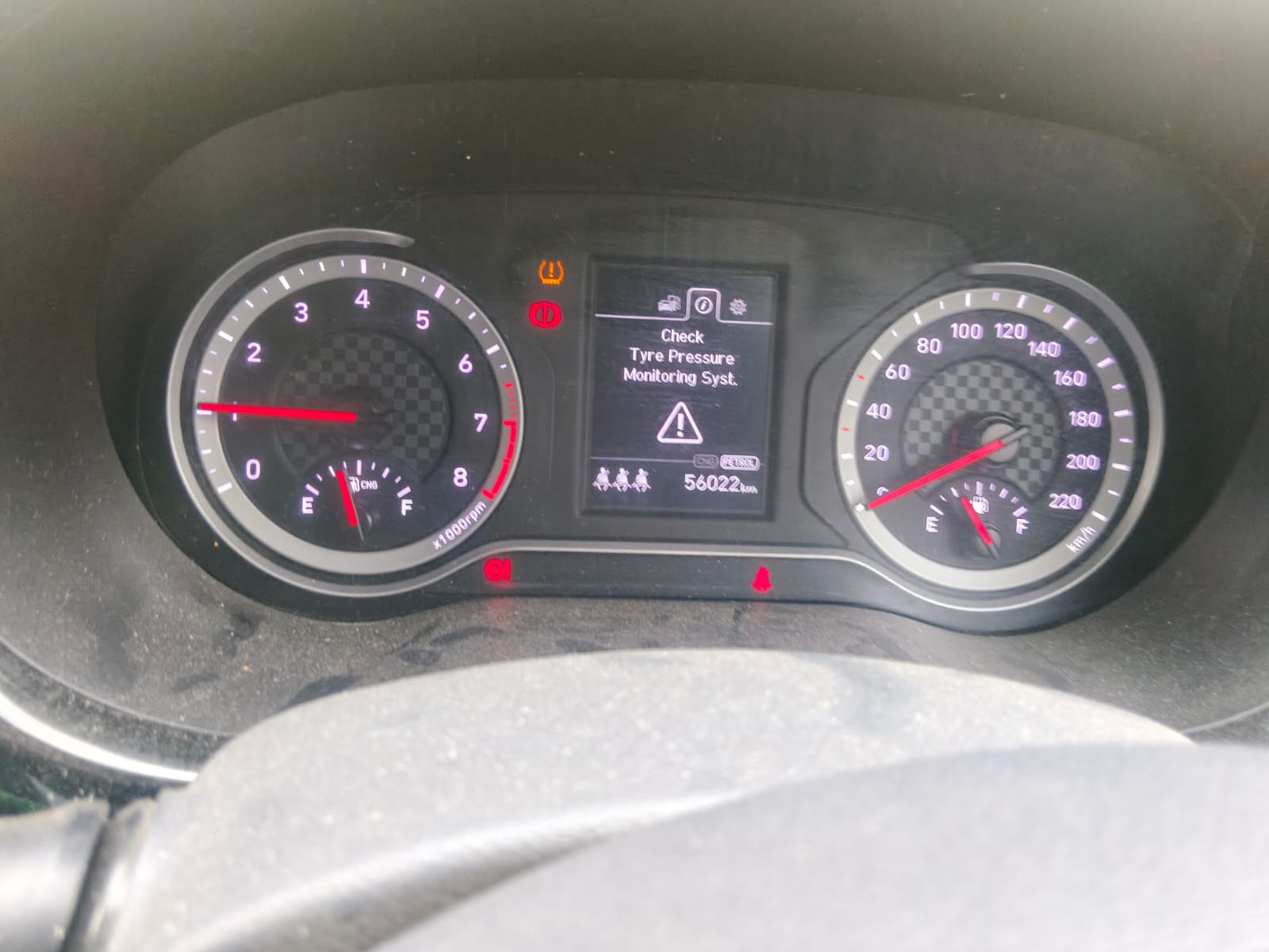 2023 Hyundai Aura SX Plus CNG Sedan 56002 km 3 years for sale in KALIYABID Bhavnagar — photo 3