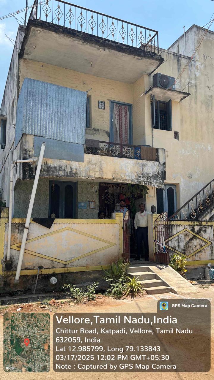 Individual House for sale in Rajiv Gandhi Nagar Vellore