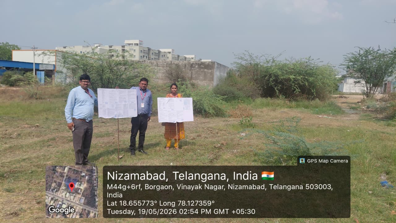 280.95 square yard Plot for sale in NIZAMABAD Nizamabad