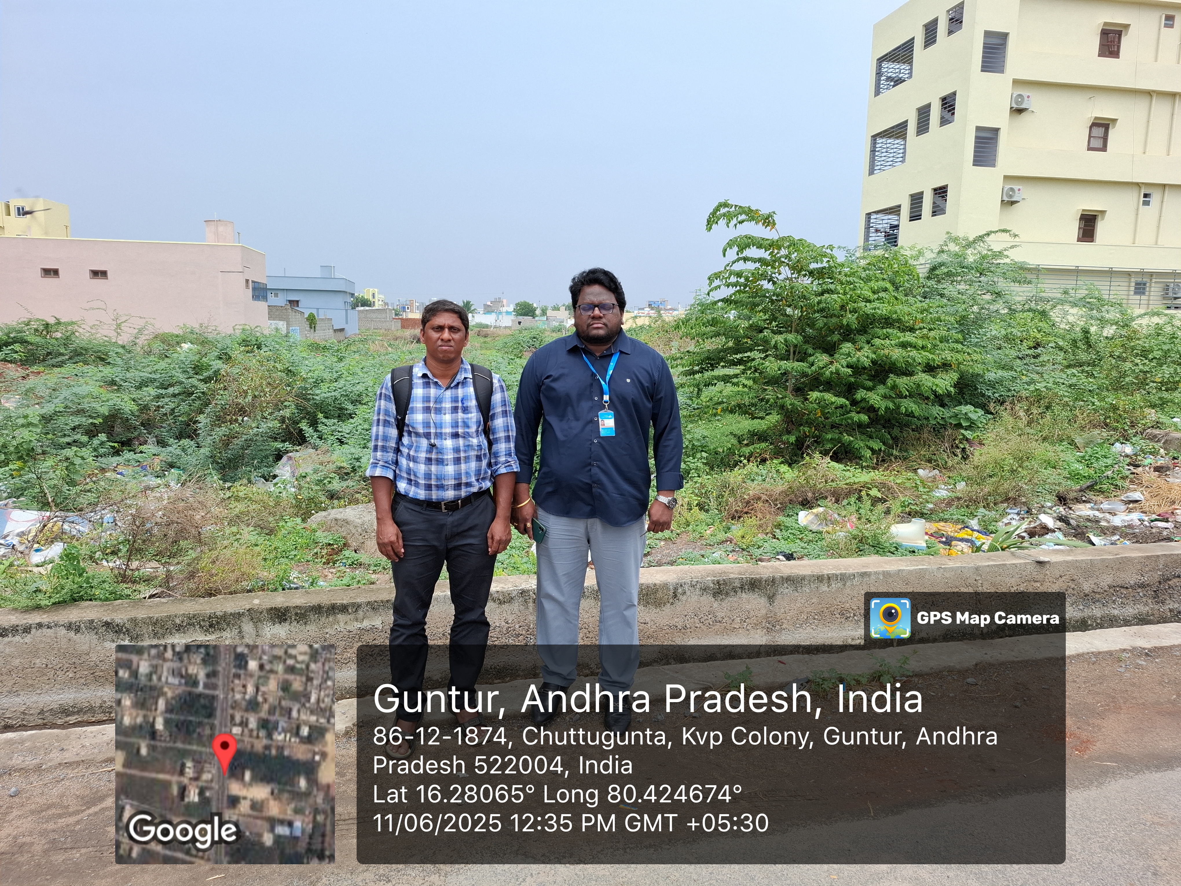 Plot for sale in LALPURAM MAIN ROAD R AGRAHARAM AREA GUNTUR MUNICIPAL CORPORATION Guntur — photo 2