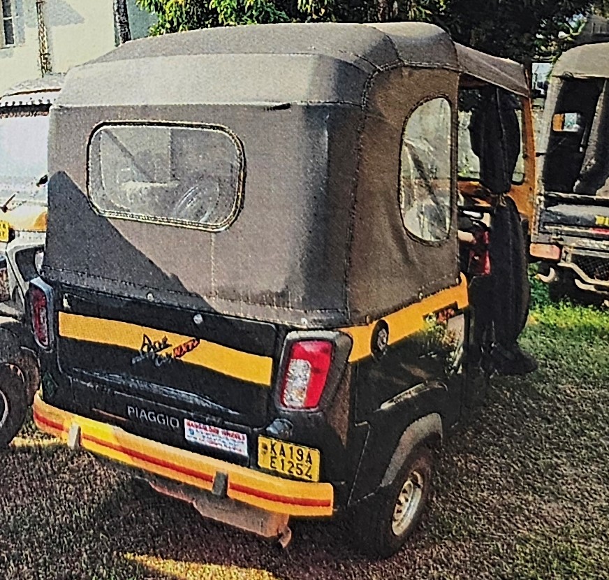PIAGGIO APE CITY NXT+LPG OBD2A BSVI AUTORIKSHAW WITH REG NO KA 19 AE 1254 for sale in JEPPINAMOGARU Adyar — photo 2