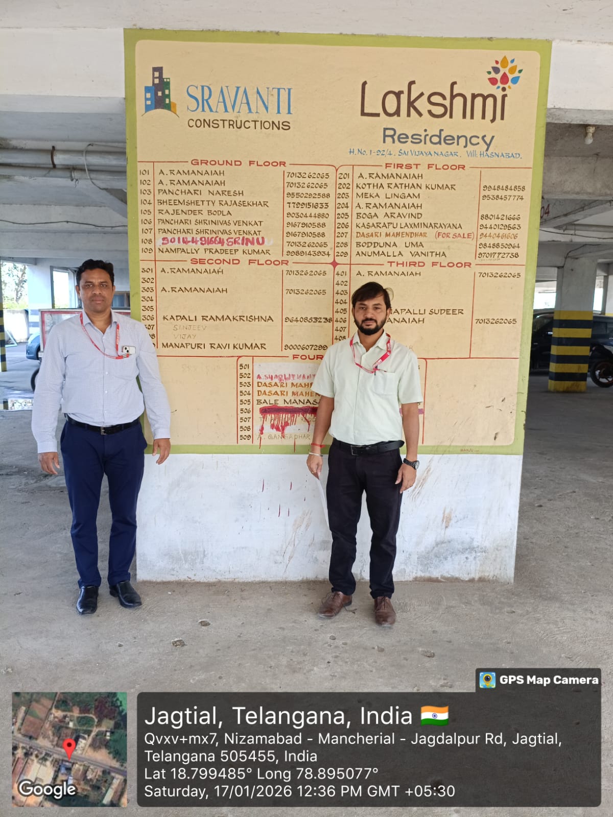 2 BHK Flat for sale in LAKSHMI RESIDENCY, JAGTIAL Jagtial — photo 2