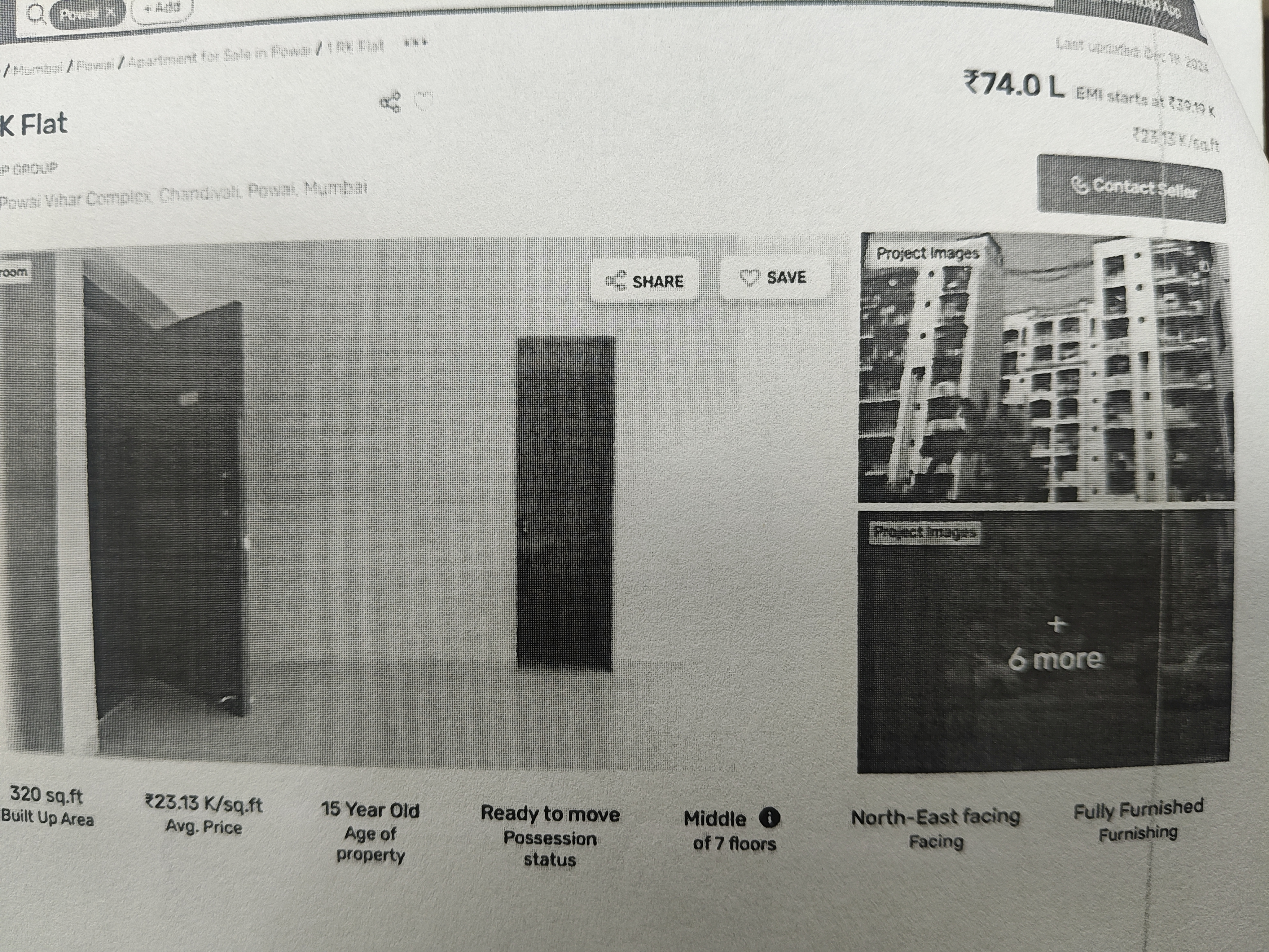 225 square feet Flat for sale in Mumbai — photo 3