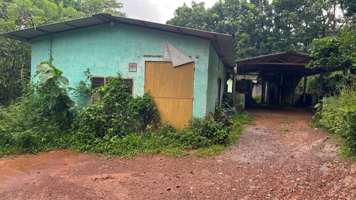 4451 square meter Industrial Plot with Factory Building for sale in Puttur