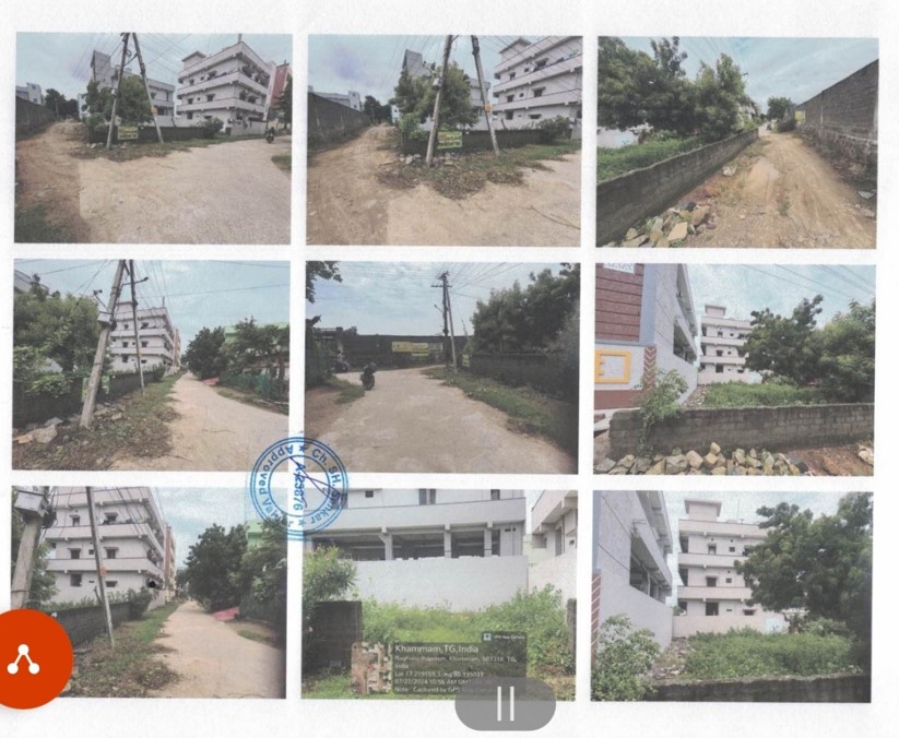 Plot for sale in KHAMMAM Khammam
