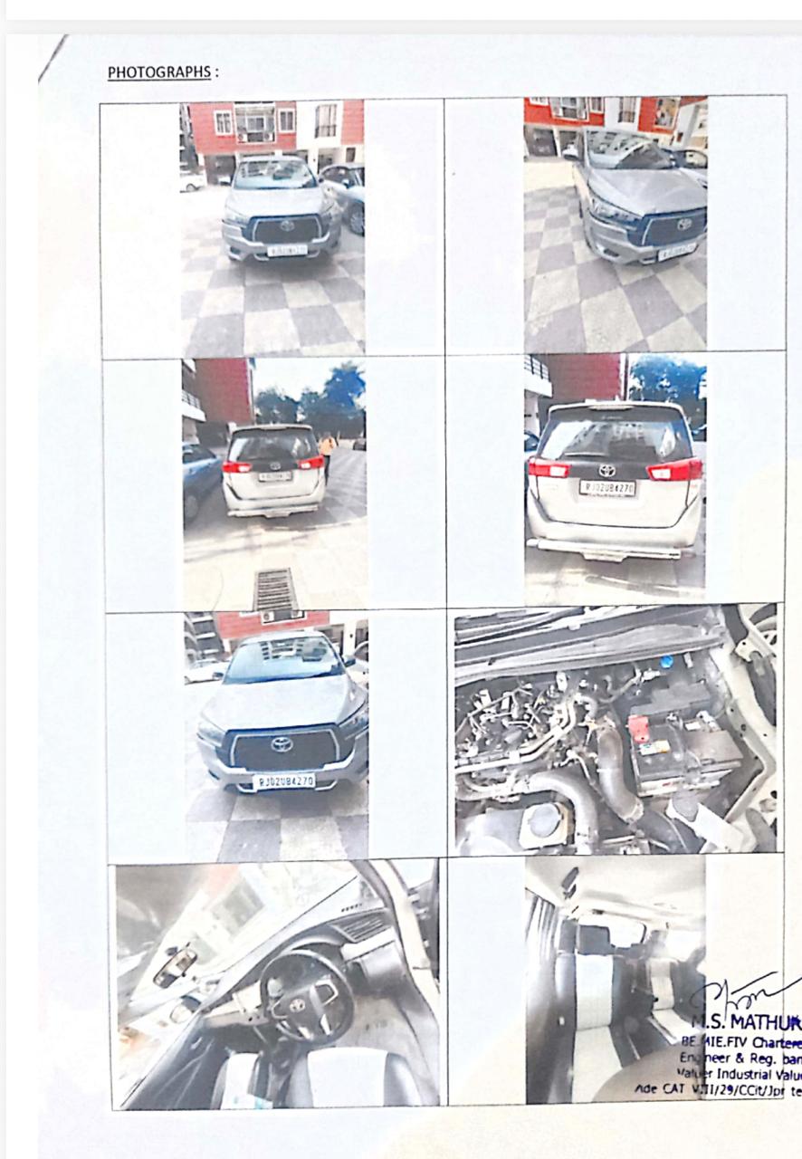 2024 Toyota Innova Crysta VX 7 Seater MUV 100000 km 2 years for sale in MANSA ASSOCIATE Sariska — photo 3
