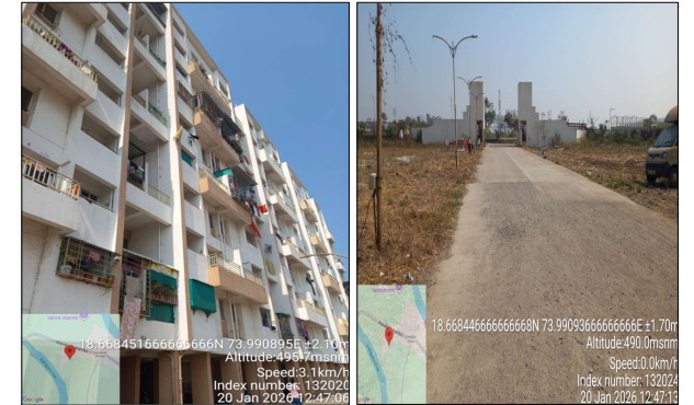 36.82 square meter Flat for sale in Triveni Trikaya Phase-I,, Koregaon Bhima