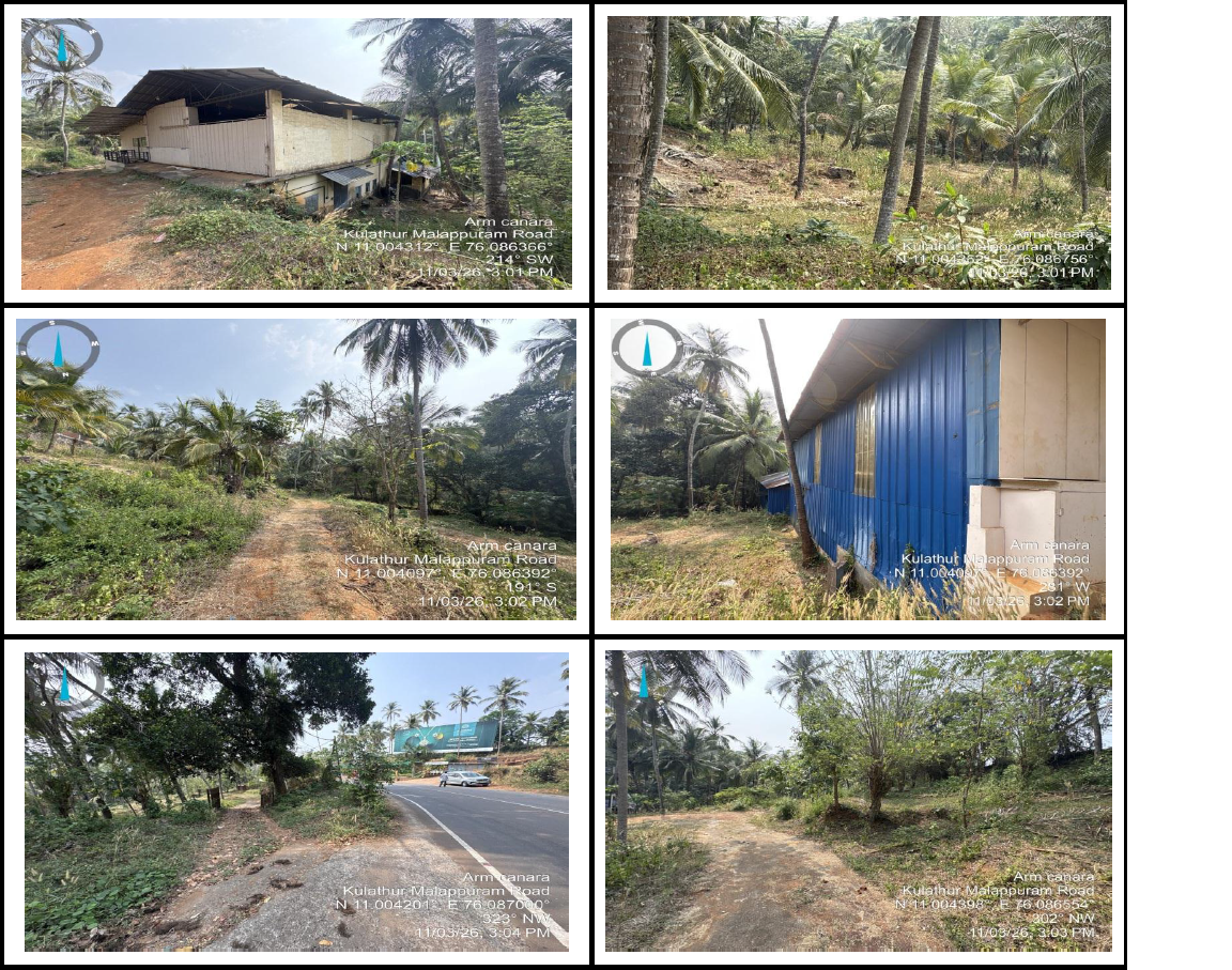 Industrial Plot with Factory Building for sale in Kodur Village Perinthalmanna Kodur
