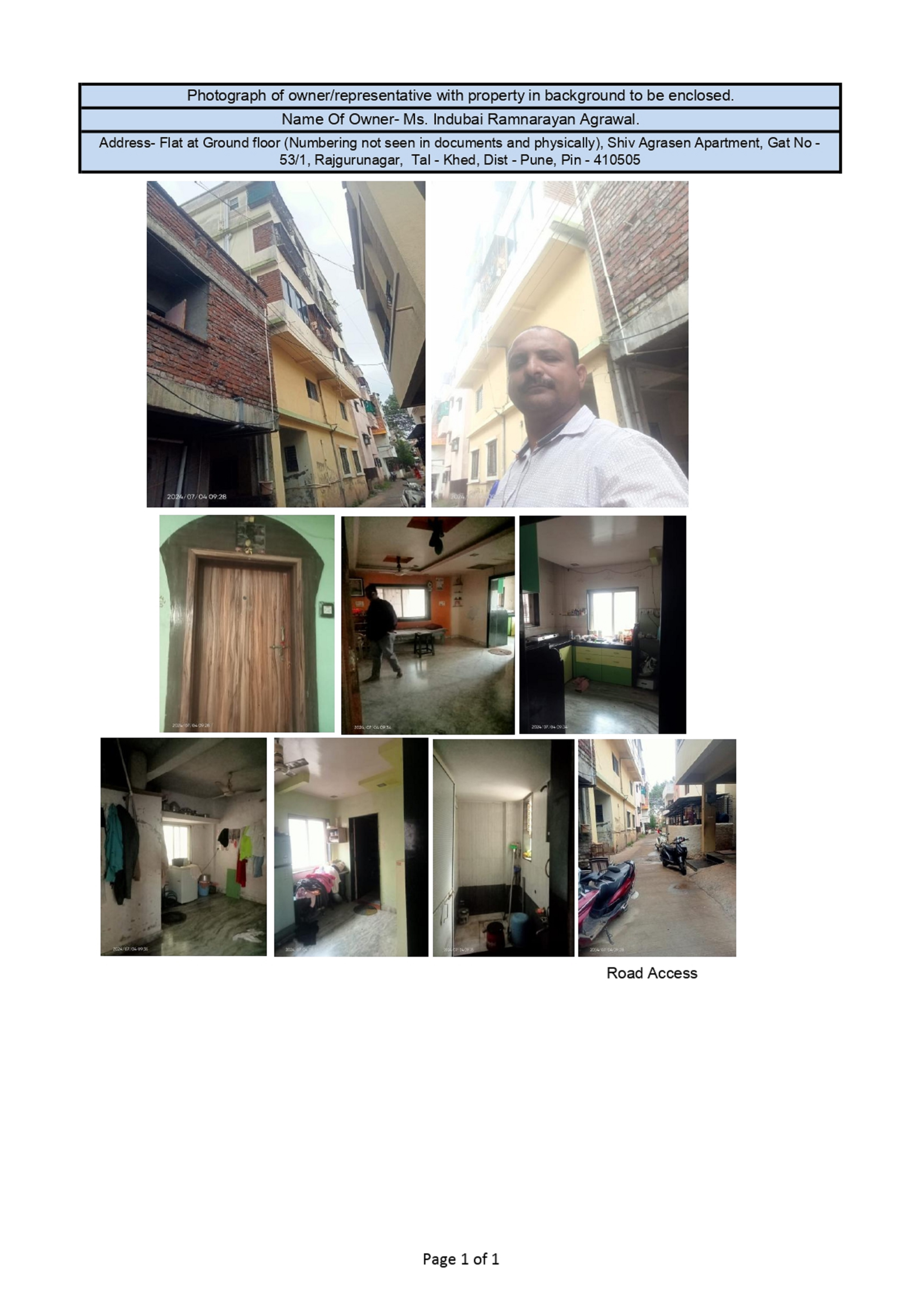Flat for sale in Shiv Agrasen Apartment, Khed City