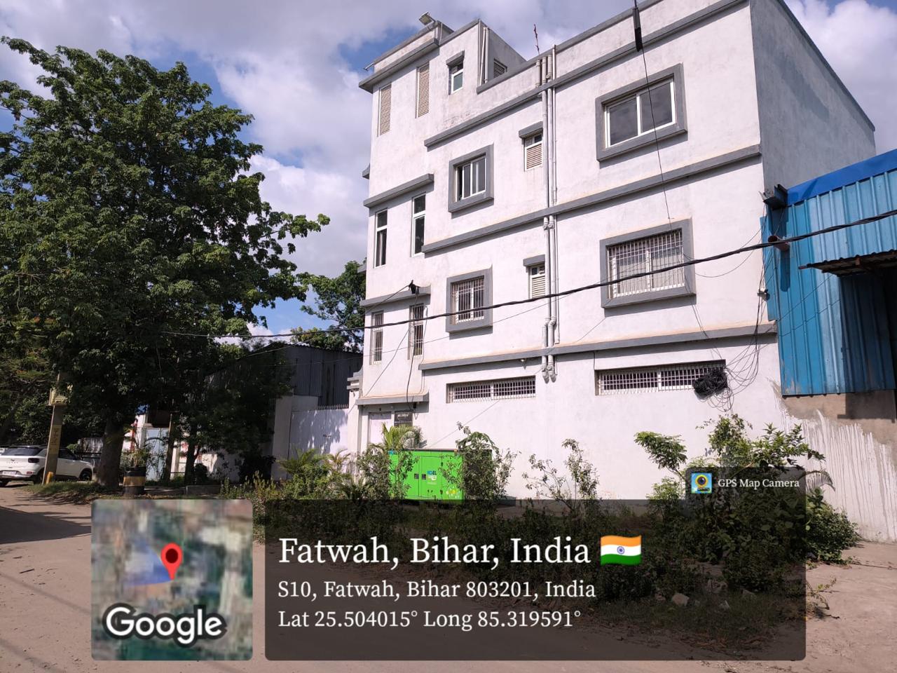 7455 square feet Industrial Plot with Factory Building for sale in Fatwah