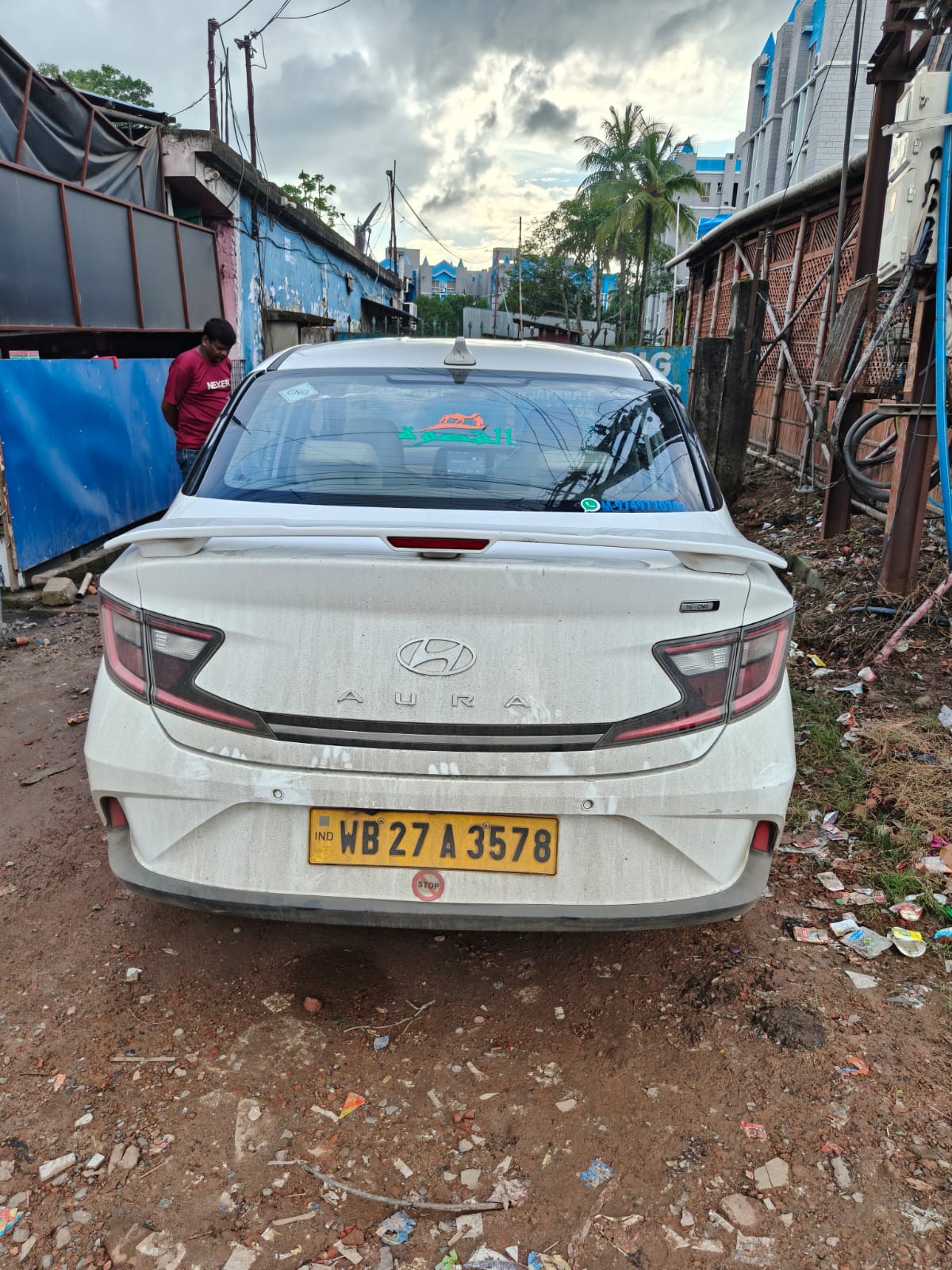 2025 Hyundai Aura E 1.2 Petrol MT Sedan 1 year for sale in BENGAL PARKING Koyra — photo 8