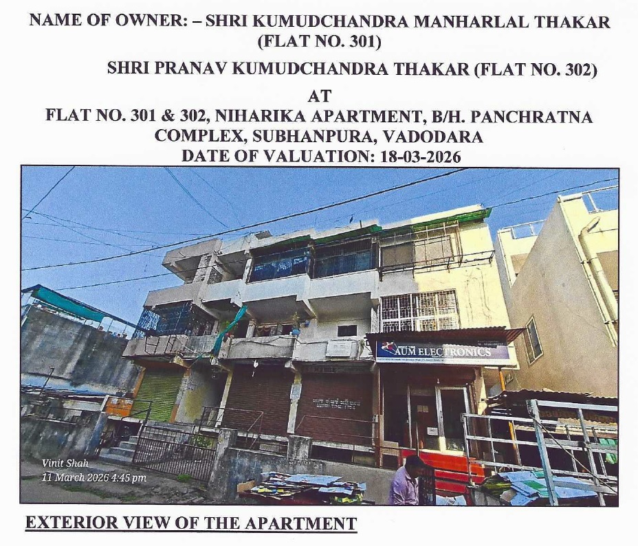 800 square feet Flat for sale in subhanpura Vadodara — photo 2