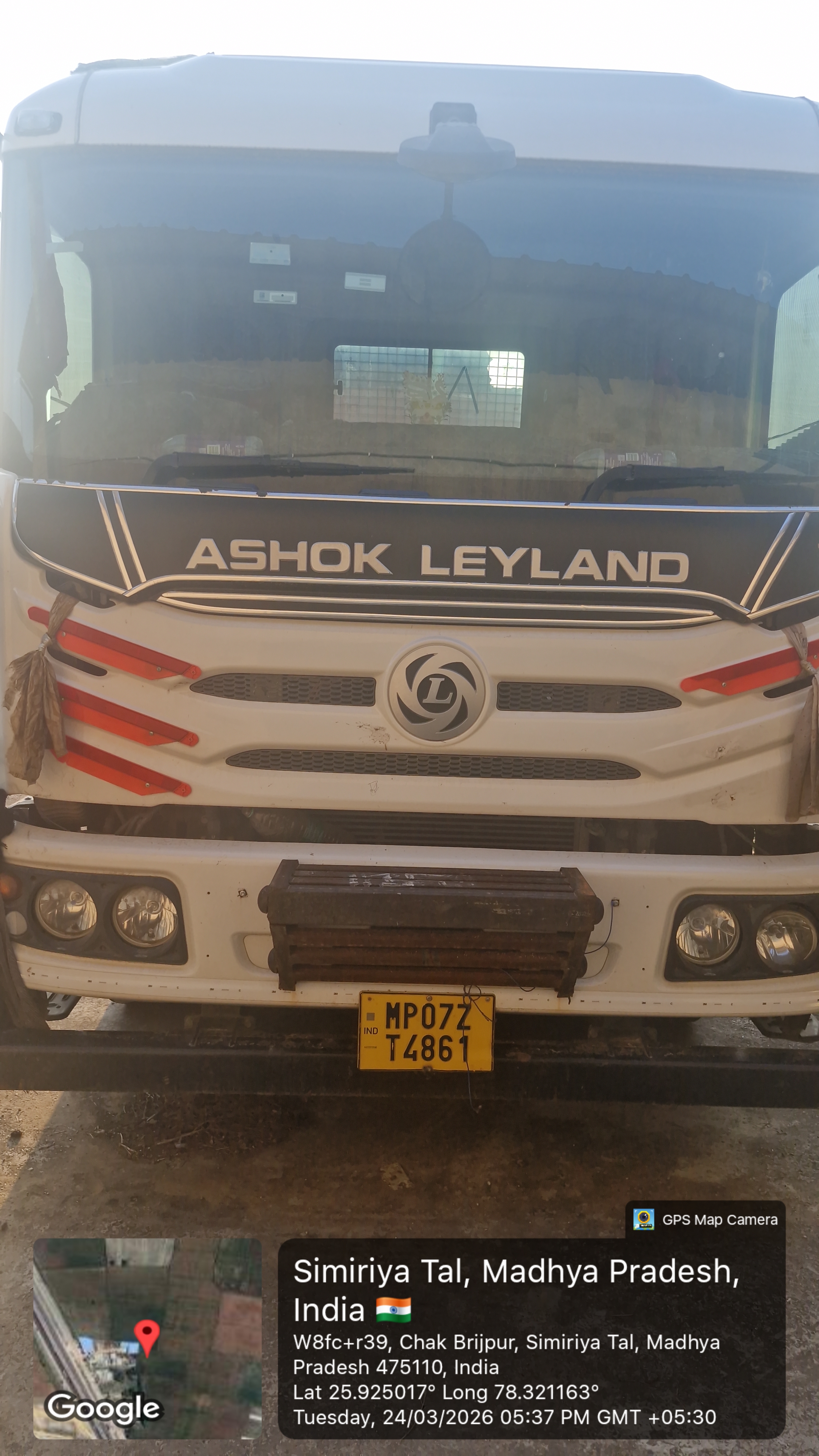 Commercial Vehicle Truck No.MP07ZT4861(Ashok Leyland) (Invoice No. MVI2080240000498) for sale in Dabra (M.P.) Buzurg — photo 5