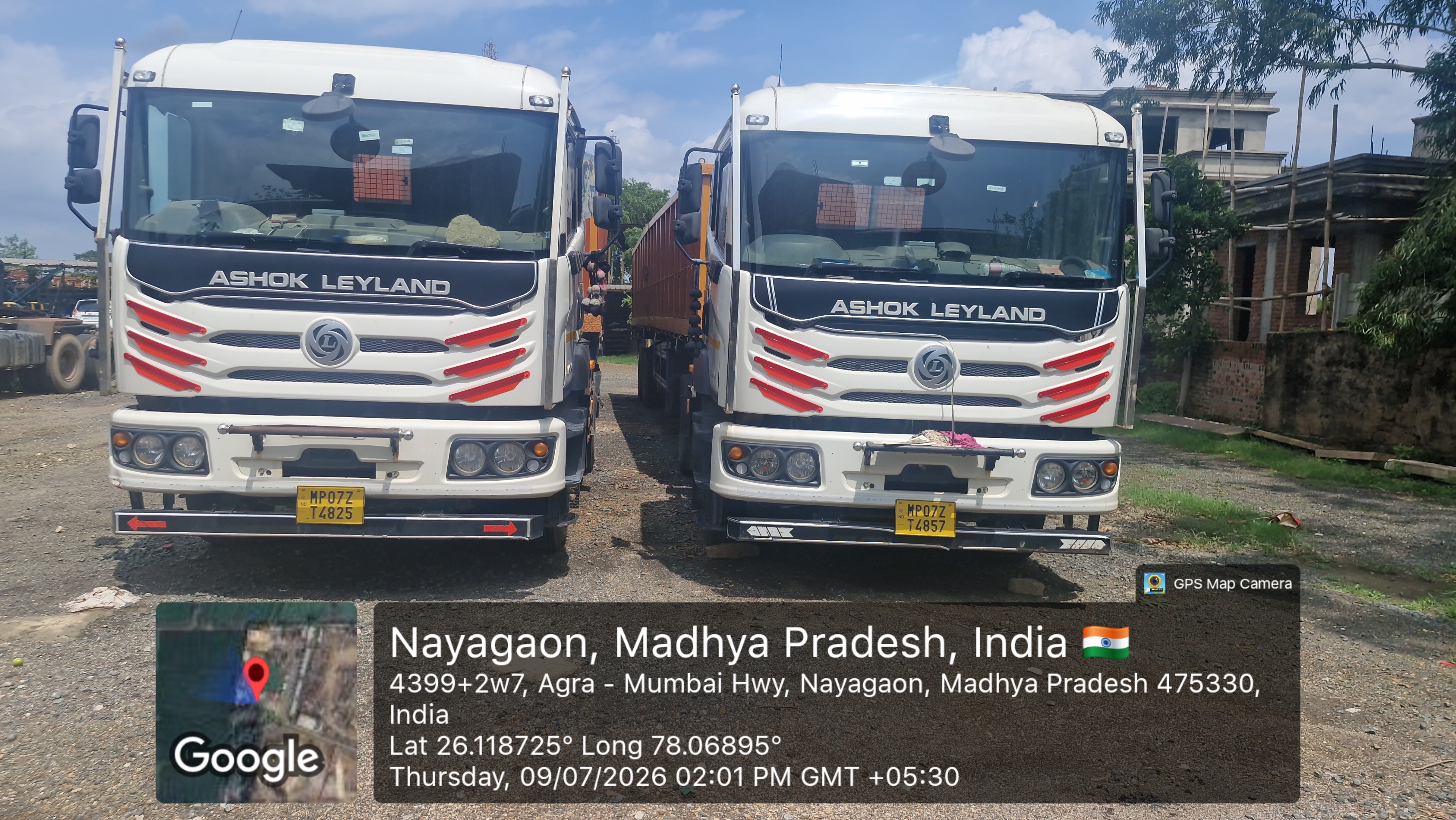 Commercial Vehicle Truck No. MP07ZT4857 (Ashok Leyland) for sale in Gwalior (M.P.) Gwalior — photo 3