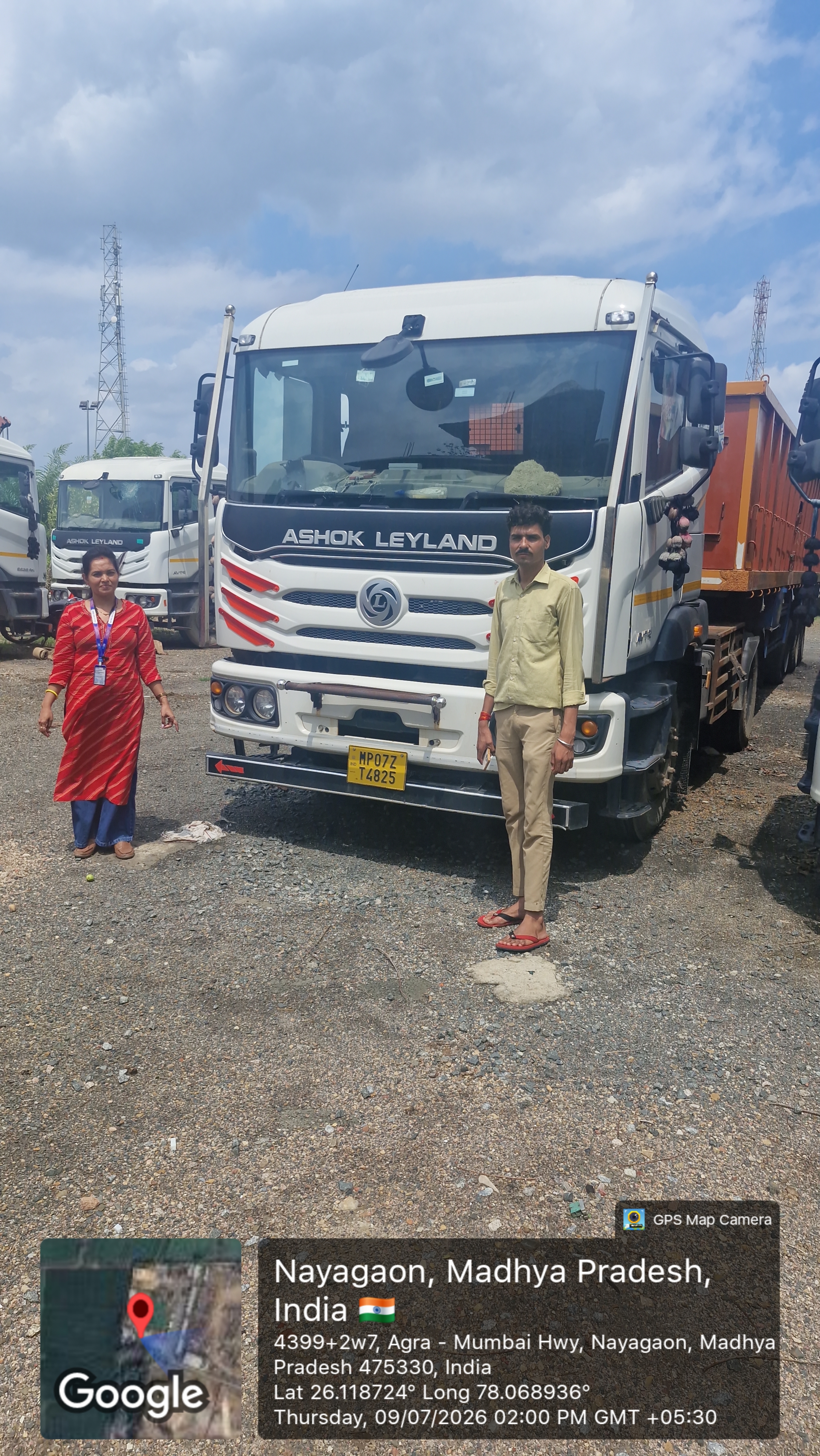 Commercial Vehicle Truck (Ashok Leyland) Registration No. MP07ZT4825, Engine No. RGPZ506826 & Chasis No. MB1T2VLD2RPGC2579. for sale in Gwalior (M.P.) Gwalior — photo 6