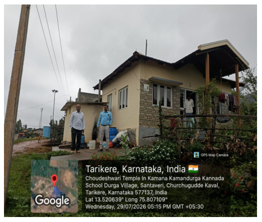 450 square feet Individual House for sale in Kamanadurga Village, Tarikere Taluk, Kemmannugundi — photo 1