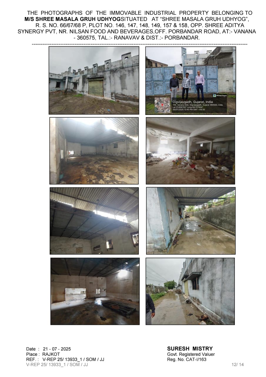 1573 square meter Industrial Shed for sale in PORBANDAR Porbandar